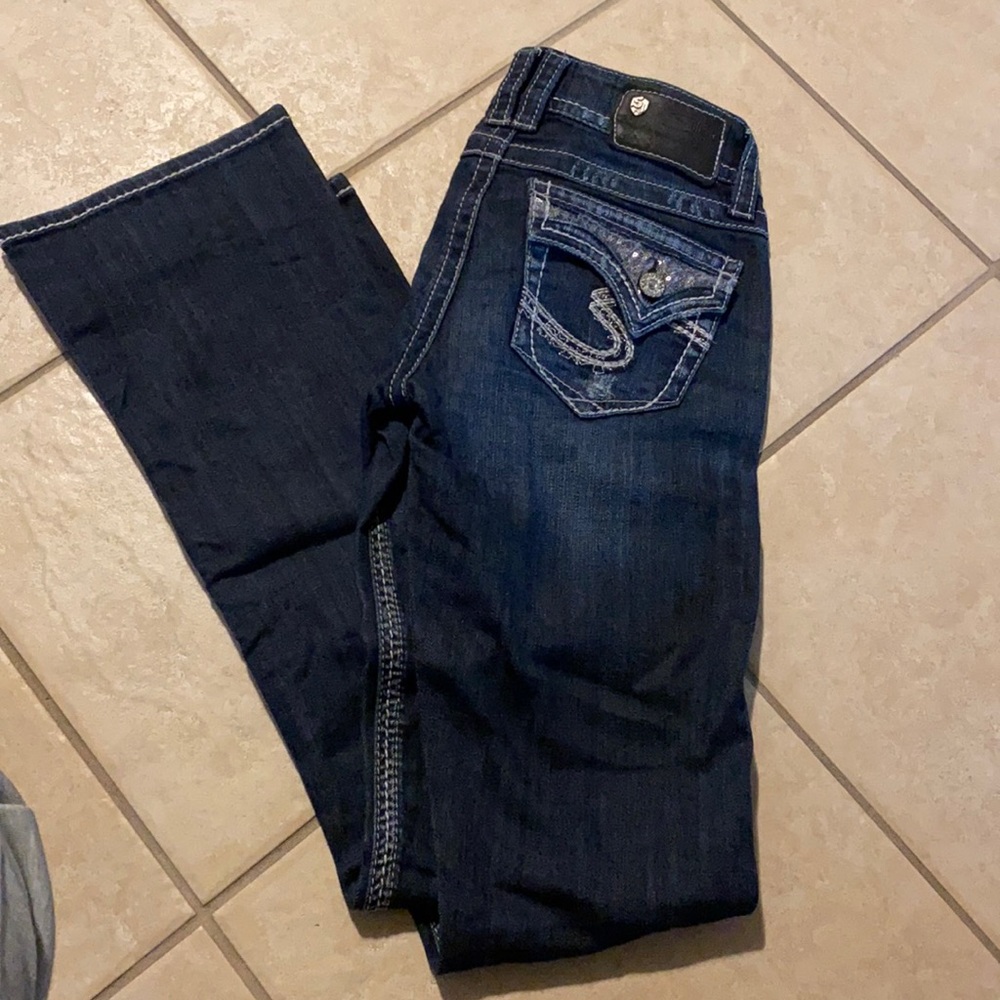 Silver jeans